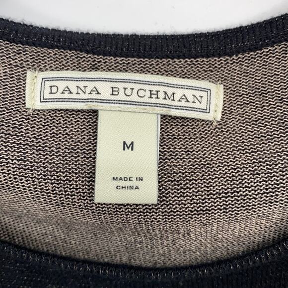Dana Buchman Women's Brown & Black Stripe Lightweight Sweater Size Medium - Picture 5 of 10